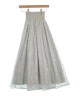 And Couture（アンドクチュール）ロング・マキシ丈スカート グレー サイズ:F レディース/2200689558108