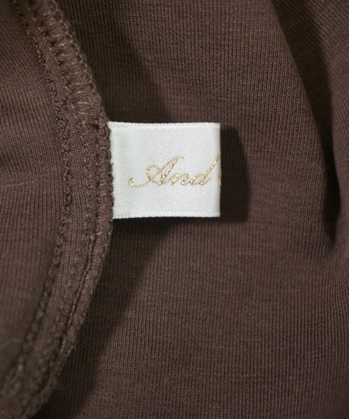 And Couture（アンドクチュール）パーカー 茶 サイズ:38(M位) レディース/2200689558184
