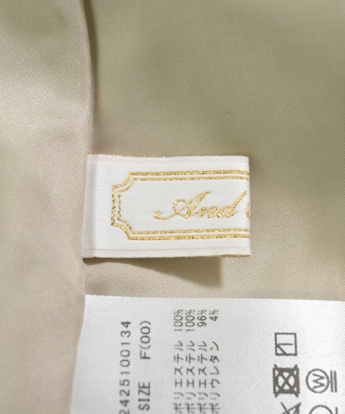 And Couture（アンドクチュール）ワンピース ベージュ サイズ:F レディース/2200649896028