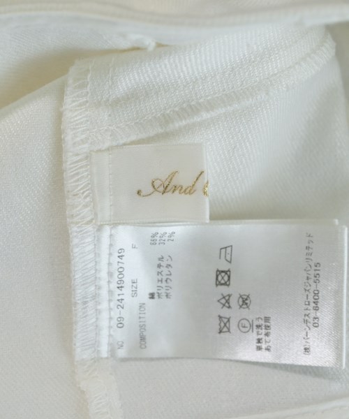 And Couture（アンドクチュール）ブラウス 白 サイズ:F レディース/2200714747101