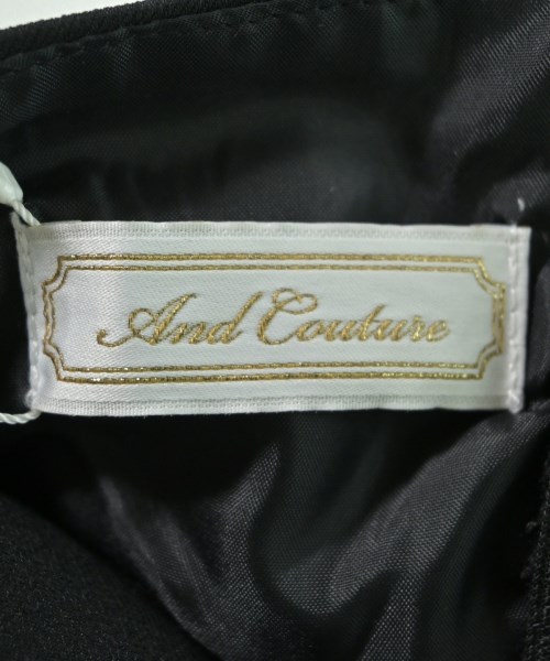 And Couture（アンドクチュール）ワンピース 黒 サイズ:F レディース/2200633662011