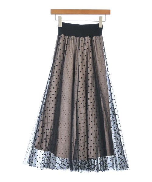 And Couture(アンドクチュール)ロング・マキシ丈スカート 黒 サイズ:38(M位)/2200642357106