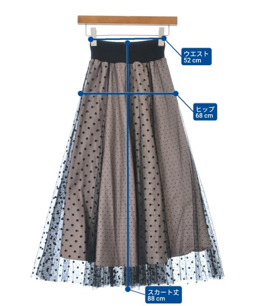 And Couture（アンドクチュール）ロング・マキシ丈スカート 黒 サイズ:38(M位) レディース/2200642357106