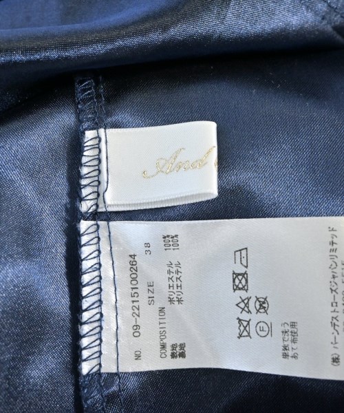 And Couture（アンドクチュール）ワンピース 紺 サイズ:38(M位) レディース/2200652141078