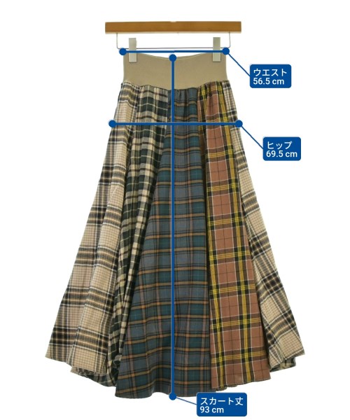 And Couture（アンドクチュール）ロング・マキシ丈スカート 茶 サイズ:38(M位) レディース/2200666069047