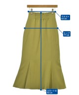 And Couture（アンドクチュール）ロング・マキシ丈スカート 緑 サイズ:38(M位) レディース/2200666416018