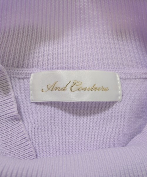 And Couture（アンドクチュール）ニット・セーター 紫 サイズ:F レディース/2200665875021