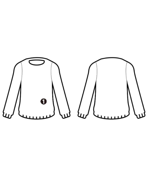 And Couture（アンドクチュール）ニット・セーター 白 サイズ:38(M位) レディース/2200664874018