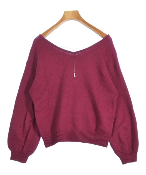 And Couture（アンドクチュール）ニット・セーター 紫 サイズ:38(M位) レディース/2200664874032