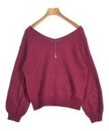 And Couture（アンドクチュール）ニット・セーター 紫 サイズ:38(M位) レディース/2200664874032