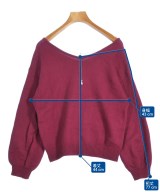 And Couture（アンドクチュール）ニット・セーター 紫 サイズ:38(M位) レディース/2200664874032