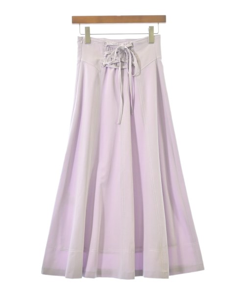 And Couture（アンドクチュール）ロング・マキシ丈スカート 紫 サイズ:36(S位) レディース/2200664874070