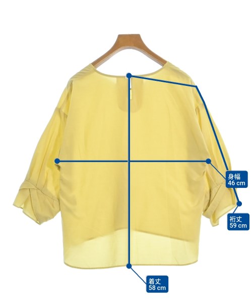 ketty（ケティ）カジュアルシャツ 黄 サイズ:2(M位) レディース/2200622456058
