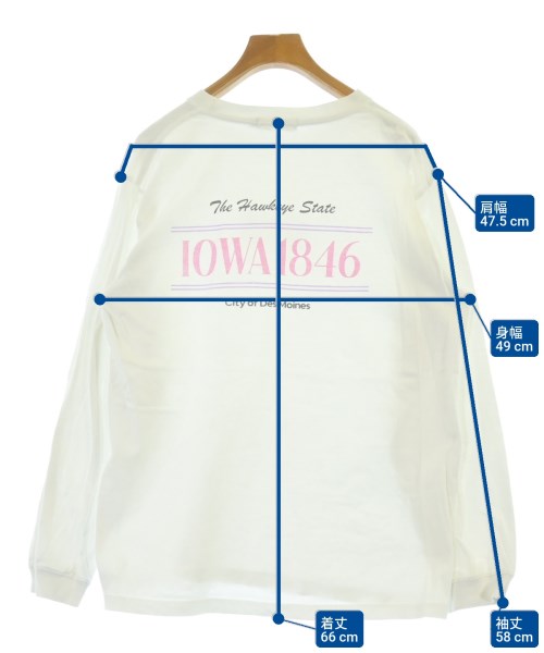 GOOD ROCK SPEED（グッドロックスピード）Tシャツ・カットソー 白 サイズ:F レディース/2200633678111