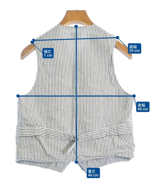 FWK BY ENGINEERED GARMENTS（エフダブリューケイバイエンジニアードガーメンツ）ベスト グレー サイズ:1(S位) レディース/2200608267258