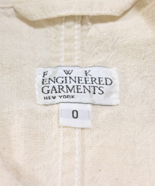 FWK BY ENGINEERED GARMENTS（エフダブリューケイバイエンジニアードガーメンツ）テーラードジャケット 白 サイズ:0(XS位) レディース/2200601249053