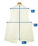 Gabardine K.T（ギャバジンケーティー）ベスト 白 サイズ:13(XL位) レディース/2200644376013
