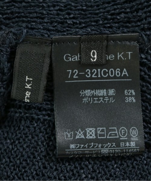 Gabardine K.T（ギャバジンケーティー）ベスト/ノースリーブ 紺 サイズ:9(M位) レディース/2200603145315