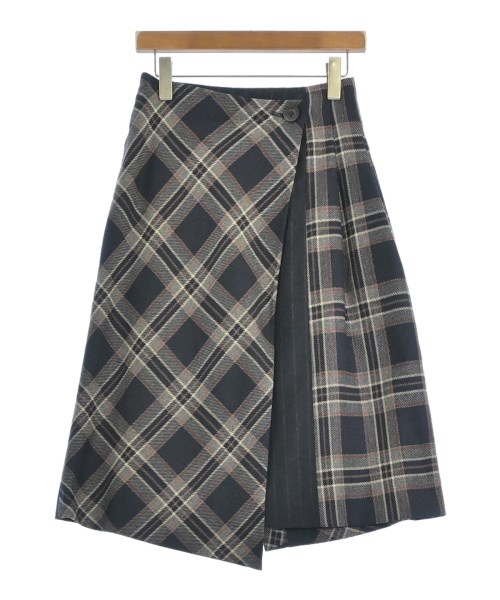 Gabardine K.T(ギャバジンケーティー)ロング・マキシ丈スカート 紺 サイズ:9(M位)/2200675910071