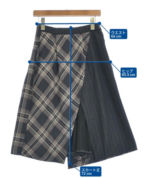 Gabardine K.T（ギャバジンケーティー）ロング・マキシ丈スカート 紺 サイズ:9(M位) レディース/2200675910071