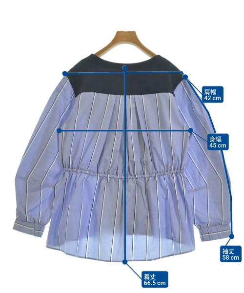 Gabardine K.T（ギャバジンケーティー）ブラウス 紺 サイズ:9(M位) レディース/2200635431110