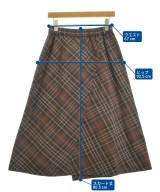 Gabardine K.T（ギャバジンケーティー）ロング・マキシ丈スカート 茶 サイズ:11(L位) レディース/2200679514077