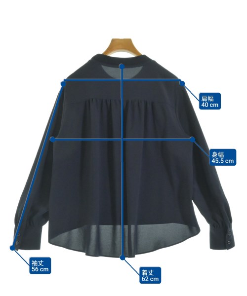 Gabardine K.T（ギャバジンケーティー）ブラウス 紺 サイズ:9(M位) レディース/2200688951016