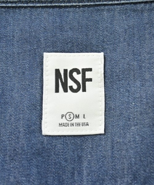 NSF（エヌエスエフ）カジュアルシャツ 青 サイズ:S レディース/2200665370045