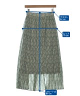 CLANE（クラネ）ロング・マキシ丈スカート 緑 サイズ:0(XS位) レディース/2200635686138