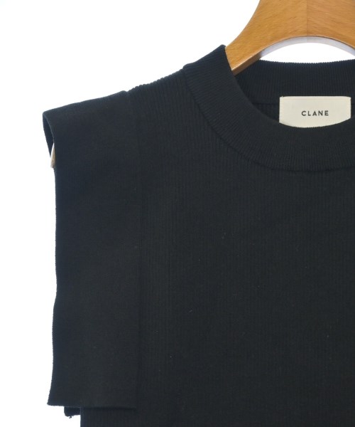 CLANE（クラネ）ベスト/ノースリーブ 黒 サイズ:1(S位) レディース/2200637013086