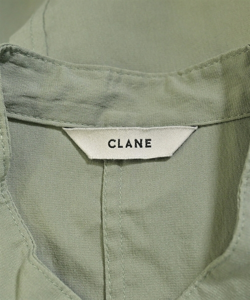 CLANE（クラネ）カジュアルシャツ 緑 サイズ:1(S位) レディース/2200633284138