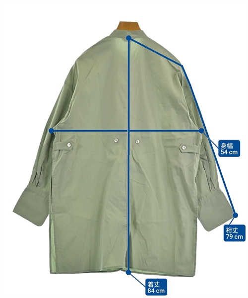 CLANE（クラネ）カジュアルシャツ 緑 サイズ:1(S位) レディース/2200633284138