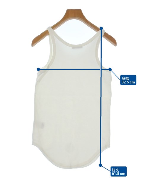 CLANE（クラネ）タンクトップ 白 サイズ:1(S位) レディース/2200619244200