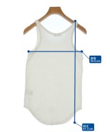 CLANE（クラネ）タンクトップ 白 サイズ:1(S位) レディース/2200619244200