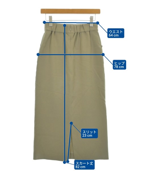 CLANE（クラネ）ロング・マキシ丈スカート 茶 サイズ:1(S位) レディース/2200626013172