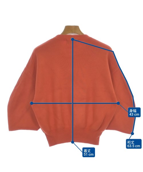 CLANE（クラネ）ニット・セーター オレンジ サイズ:1(S位) レディース/2200625353026