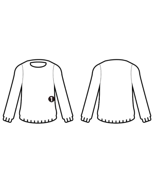 CLANE（クラネ）ニット・セーター 白 サイズ:36(S位) レディース/2200629094031