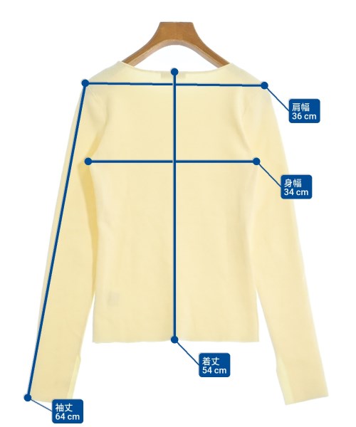 CLANE（クラネ）ニット・セーター 黄 サイズ:2(M位) レディース/2200641289026