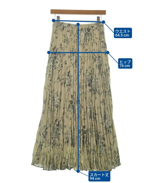 CLANE（クラネ）ロング・マキシ丈スカート ベージュ サイズ:1(S位) レディース/2200639522067