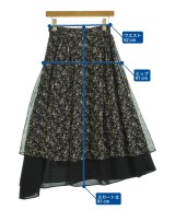 CLANE（クラネ）ロング・マキシ丈スカート 黒 サイズ:1(S位) レディース/2200633124120