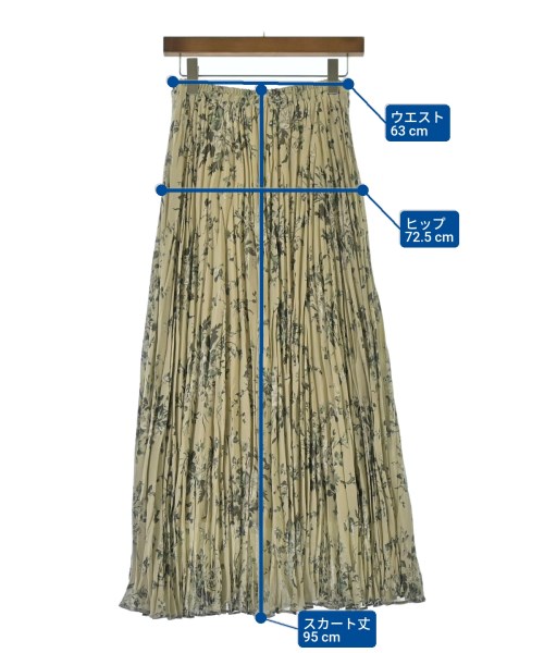 CLANE（クラネ）ロング・マキシ丈スカート ベージュ サイズ:1(S位) レディース/2200636282087