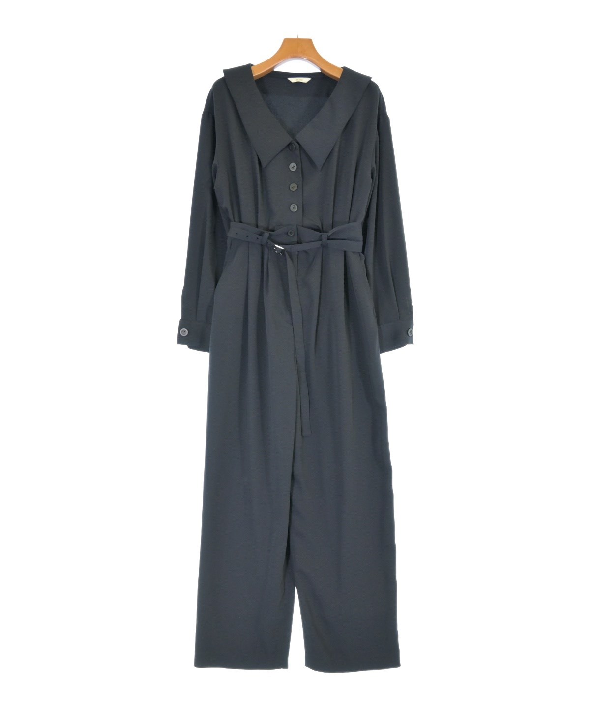 【超美品】CLANE サロペット CLANE（クラネ）オールインワン/サロペット 紺 サイズ:0(XS位
