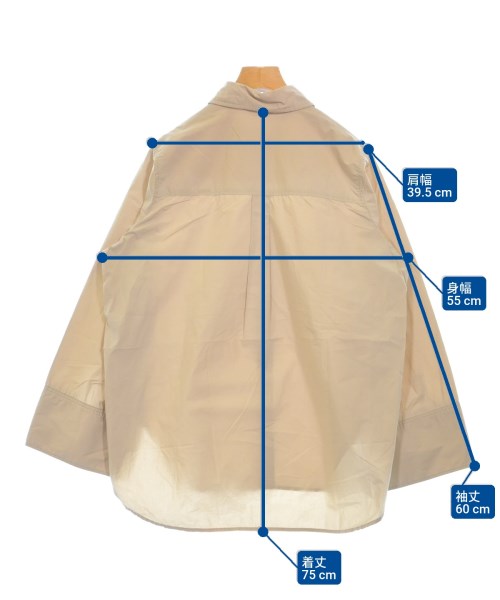 CLANE（クラネ）カジュアルシャツ ベージュ サイズ:1(S位) レディース/2200632123049