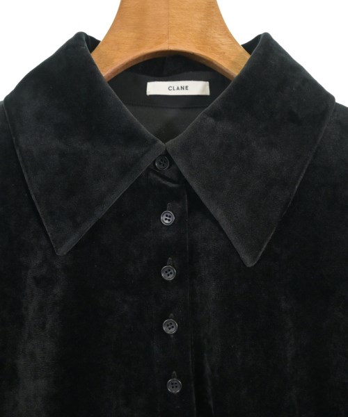 CLANE（クラネ）ポロシャツ 黒 サイズ:1(S位) レディース/2200672551116