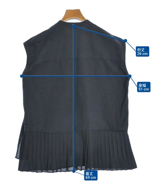 CLANE（クラネ）カジュアルシャツ 紺 サイズ:1(S位) レディース/2200670959051