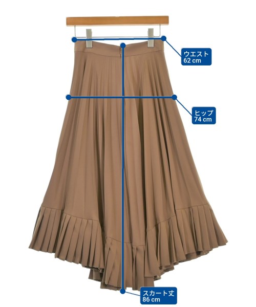 CLANE（クラネ）ロング・マキシ丈スカート 茶 サイズ:1(S位) レディース/2200673221018