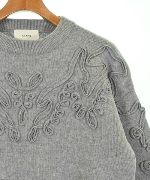 CLANE（クラネ）ニット・セーター グレー サイズ:2(M位) レディース/2200674751088