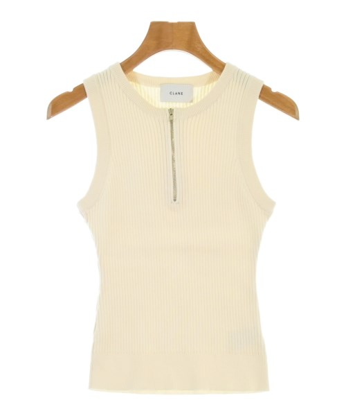 CLANE(クラネ)ベスト/ノースリーブ 白 サイズ:1(S位)/2200675699129