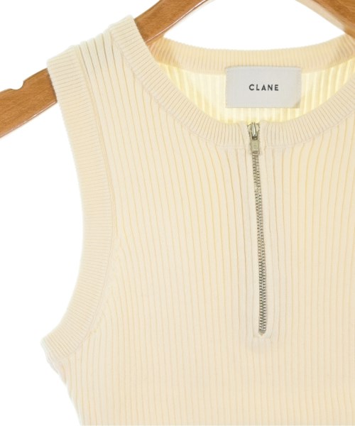 CLANE（クラネ）ベスト/ノースリーブ 白 サイズ:1(S位) レディース/2200675699129