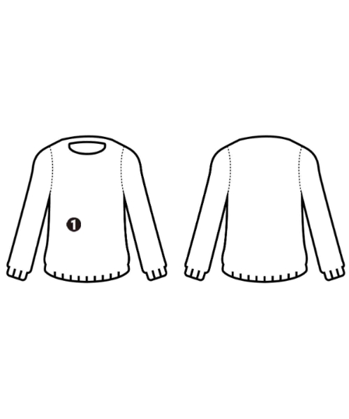 CLANE（クラネ）ニット・セーター ベージュ サイズ:1/1(S位) レディース/2200655504030